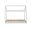lit cabane enfant montessori 90x200 blanc